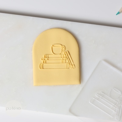 Carimbo de bolachas - Livros e café