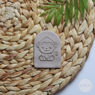 Carimbo de bolachas - Macaco