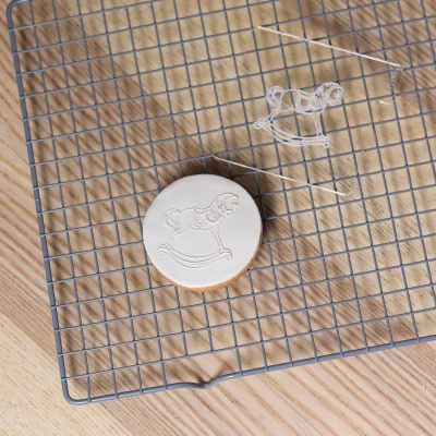 Carimbo de bolachas - Cavalinho de baloiço