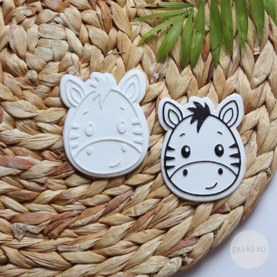 Carimbo + cortador Zebra