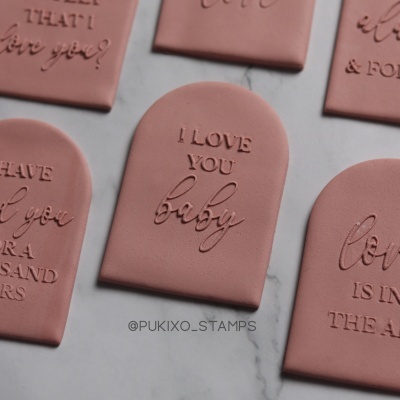 Carimbo de bolachas - Love songs - I love you baby