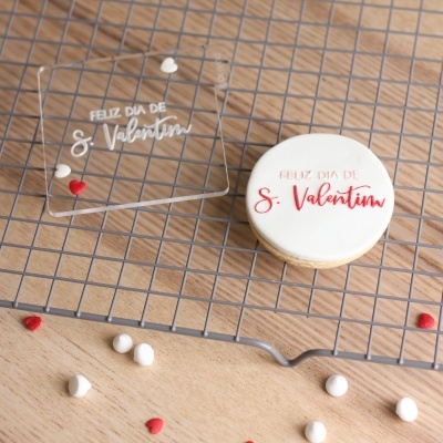 Carimbo de bolachas - S. Valentim