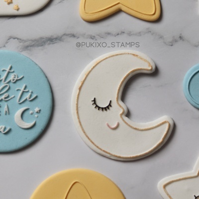 Carimbo + cortador - Lua