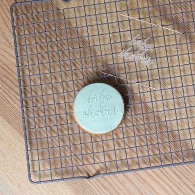 Carimbo de bolachas - Baby Shower