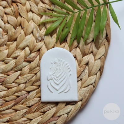 Carimbo de bolachas - Zebra realista