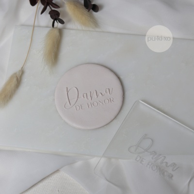 Carimbo de bolachas - Dama de Honor