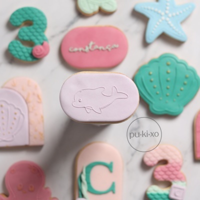 Carimbo de bolachas - Golfinho