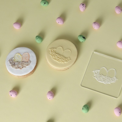 Carimbo de bolachas - Ninho