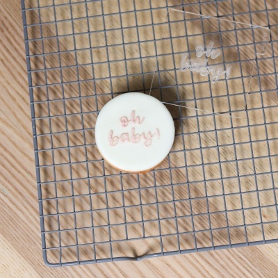 Carimbo de bolachas - Oh baby!