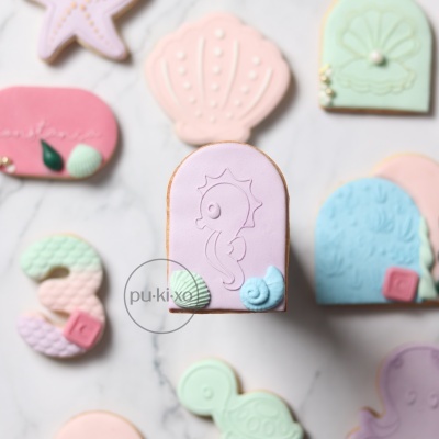 Carimbo de bolachas - Cavalo marinho