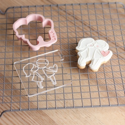 Carimbo + cortador Beijinho