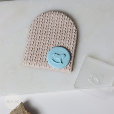 Mini Carimbo - Cavalinho de baloiço