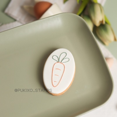 Carimbo de bolachas - Cenoura