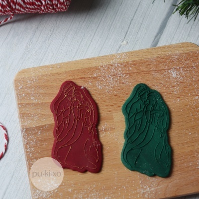 STOCK-OFF - Carimbo + cortador - Presépio