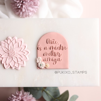Carimbo de bolachas - Mãe és a minha melhor amiga