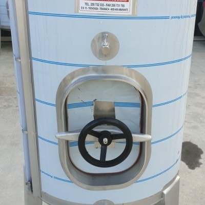 Cuba Inox Vinho 250 Litros Porta Lateral