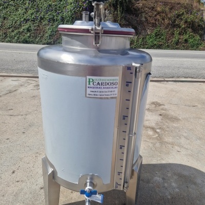 Cuba Inox Vinho 50 Litros Porta Cima