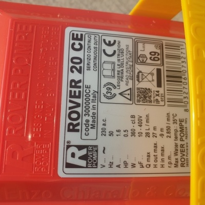 Bomba Trasfega ROVER M-20