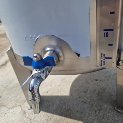 Cuba Inox Vinho 50 Litros S/Porta