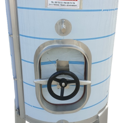 Cuba Inox Vinho 250 Litros Porta Lateral