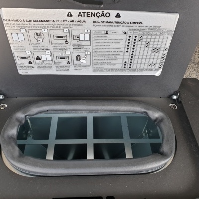 Salamandra Pellets SOLZAIMA 6.2KW Branca