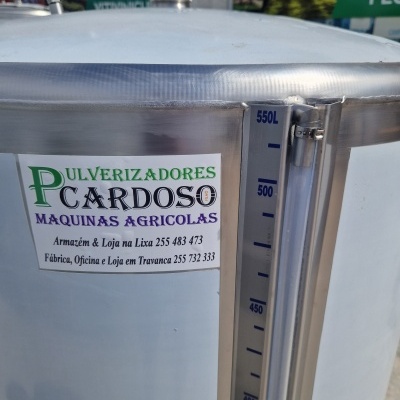 Cuba Inox Vinho 550 Litros Porta Lateral