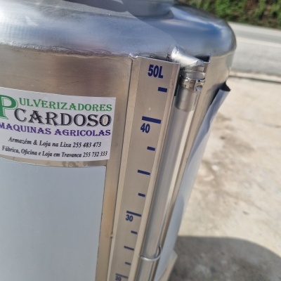 Cuba Inox Vinho 50 Litros Porta Cima