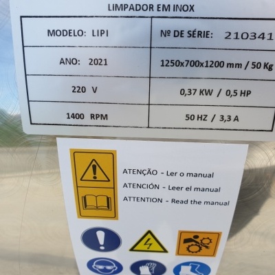 Limpador Azeitona e Cereais Inox MTS