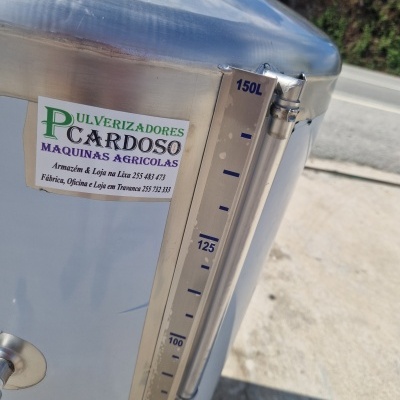 Cuba Inox Vinho 150 Litros Porta Cima