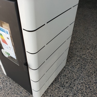 Salamandra Pellets SOLZAIMA 6.2KW Branca