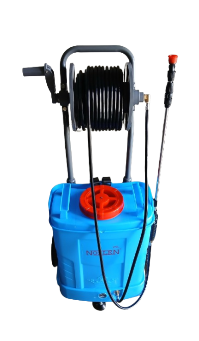 Pulverizador Bateria 25 Litros C/Rodas C/30M