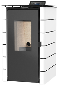 Salamandra Pellets SOLZAIMA 6.2KW Branca