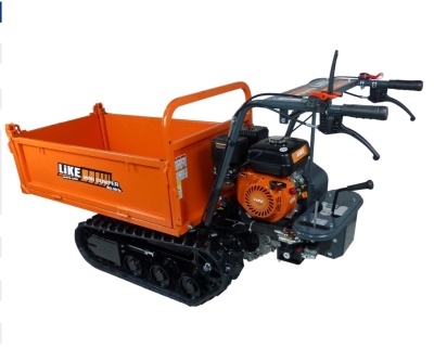 Minitranportador LIKE C/Lagartas C/Báscula Hidráulica