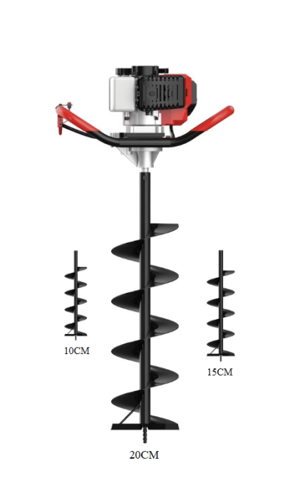 Brocadora 52cc Mader Kit 3 Brocas