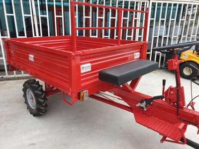 Reboque Com Tração P/Motocultivador