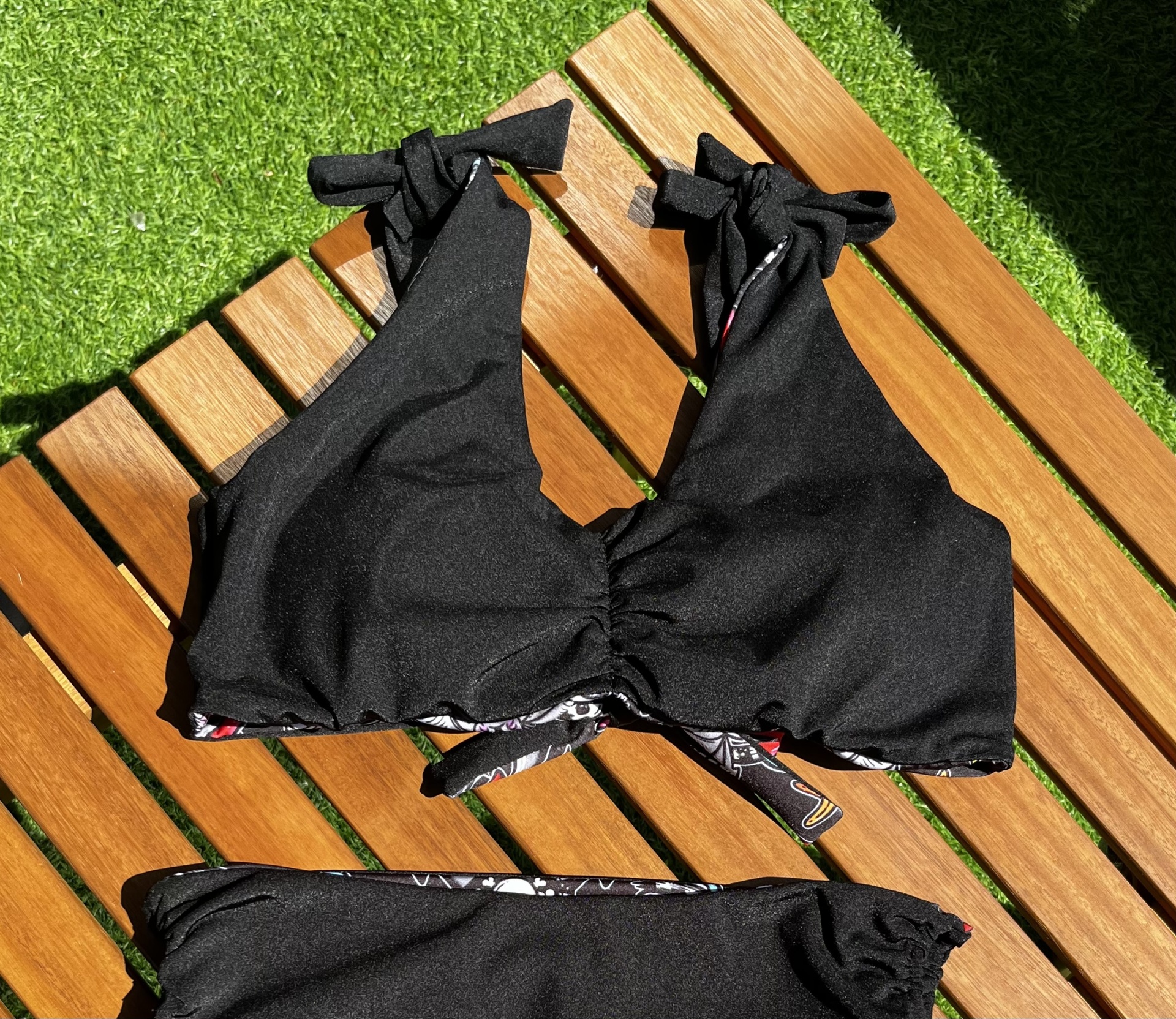 Soutien Jackie Wavy Checks - Por encomenda