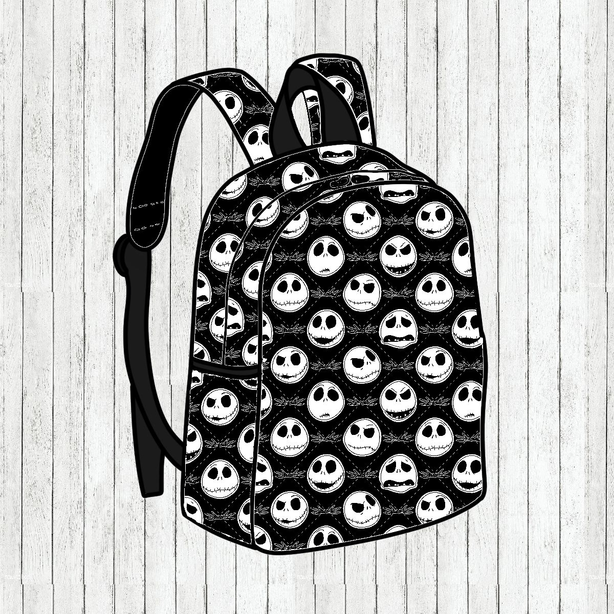 Mini-Mochila Jack's Faces - Por Encomenda