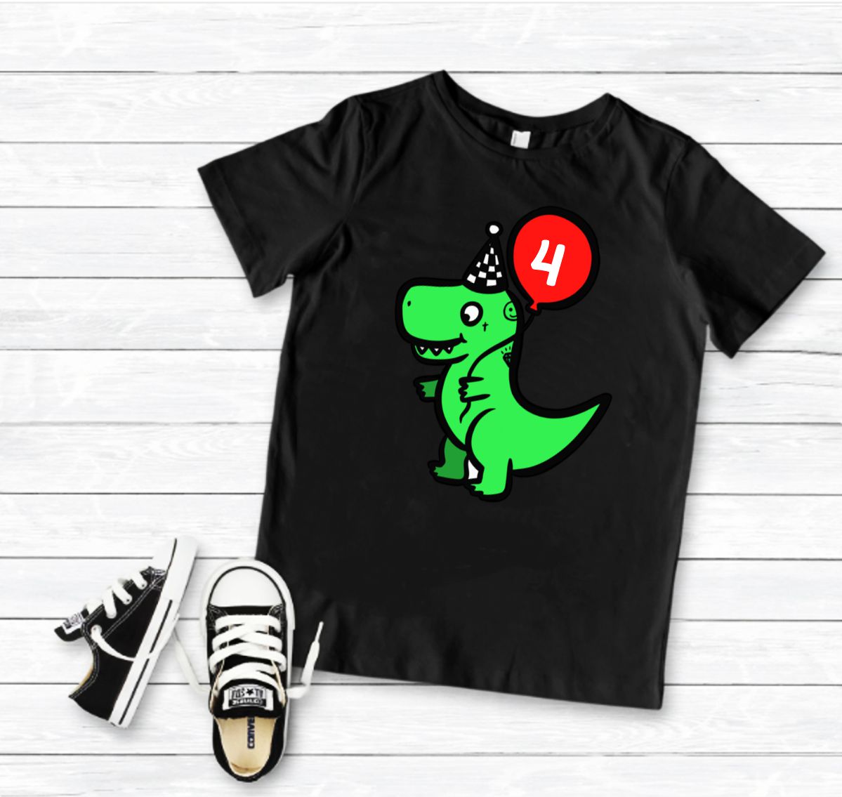 T-shirt B-Day Dinos 4
