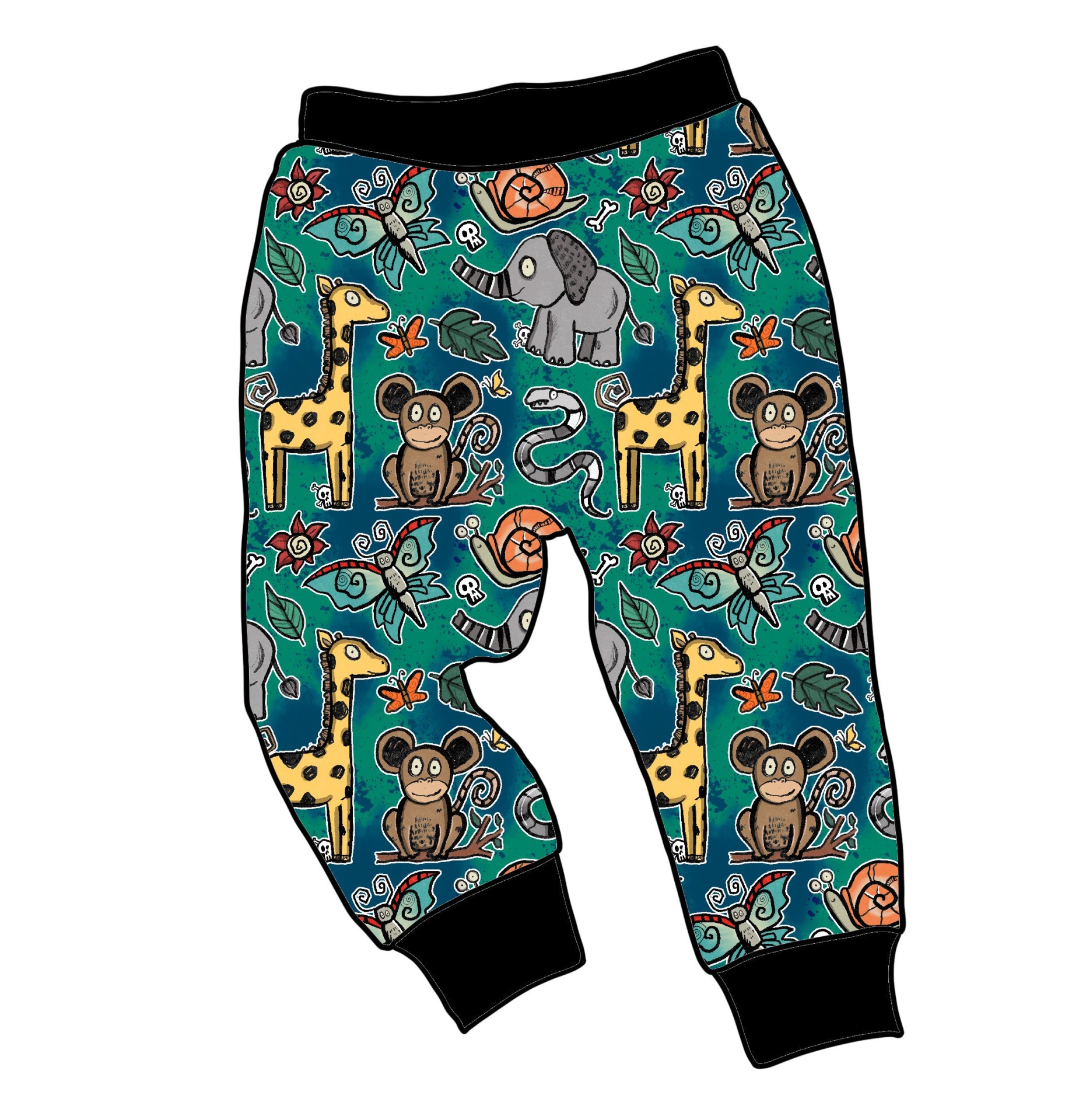 Calças de Fato Treino Spooky Animals - Por Encomenda