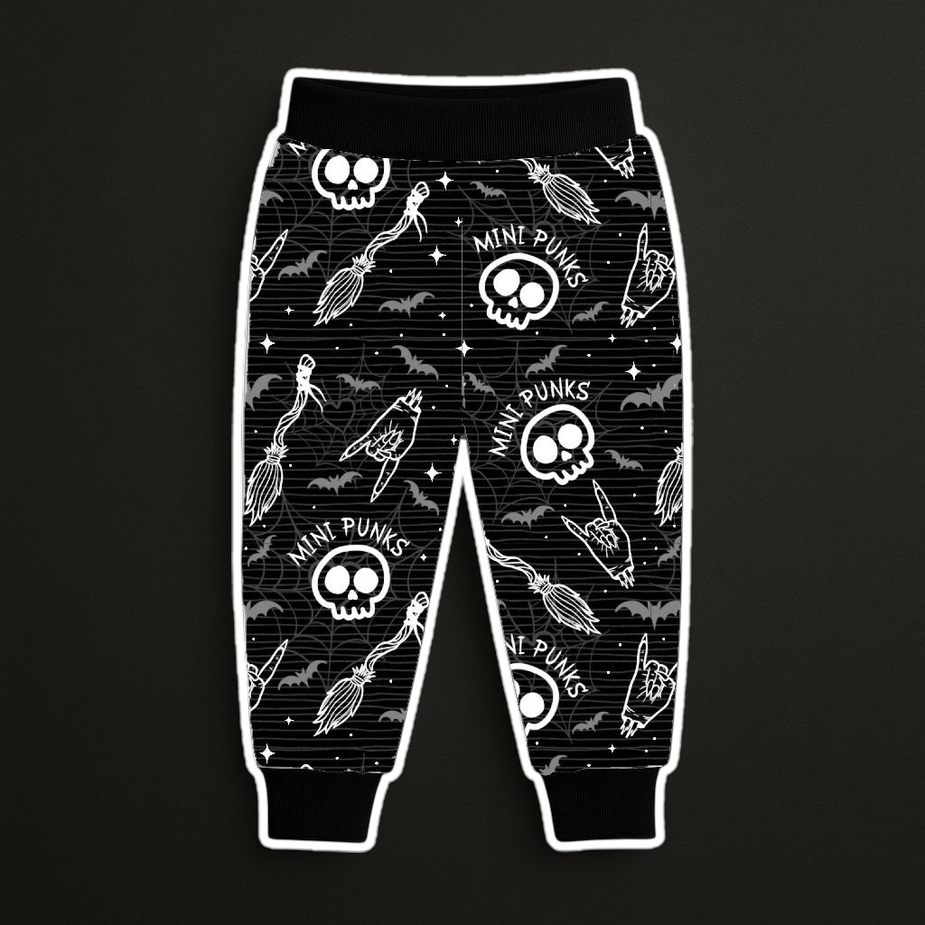 Calças de Fato Treino Mini Punks Spooky - Por Encomenda