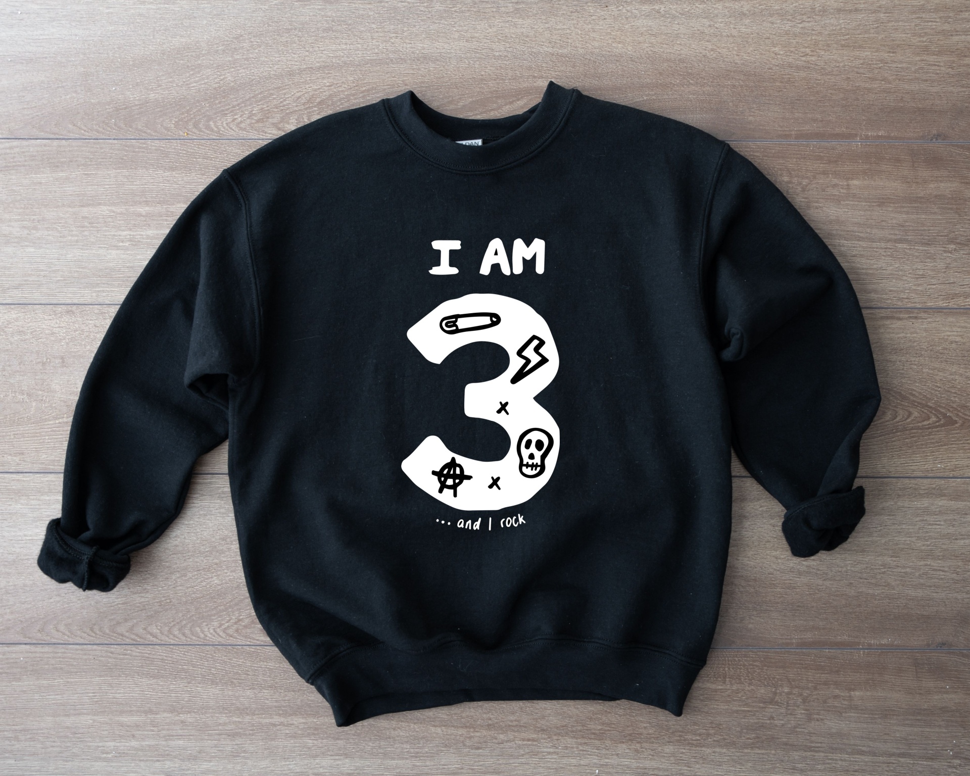 Sweat-shirt/Longsleeve I am 3!