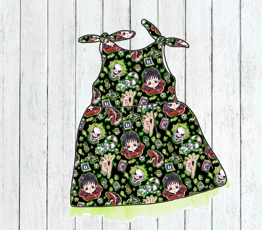 Vestido Beetlejuice - Por Encomenda
