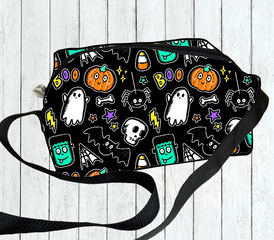 Lancheira Mini Halloween Doodles - Por Encomenda