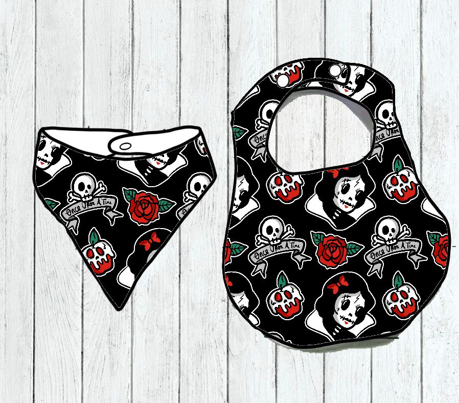 Babetes Redondos ou Bandana Snow White - Por Encomenda