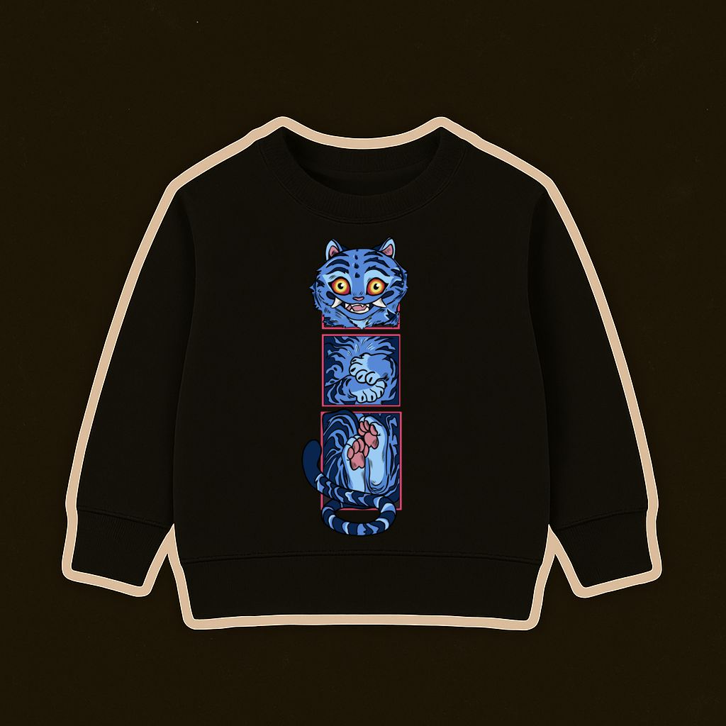 Sweat-shirt Derpy Tiger - Criança