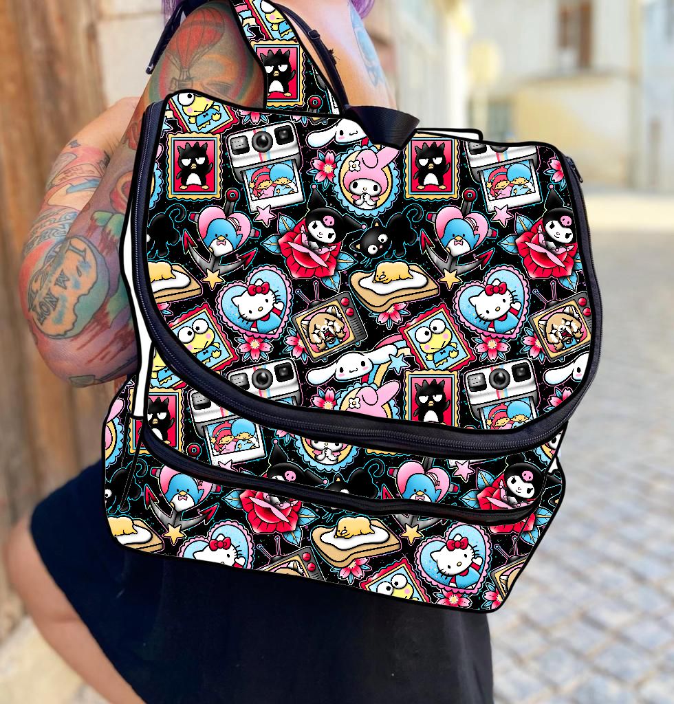 Mochila Busy Mom Kawaii Tattoos  - Por Encomenda