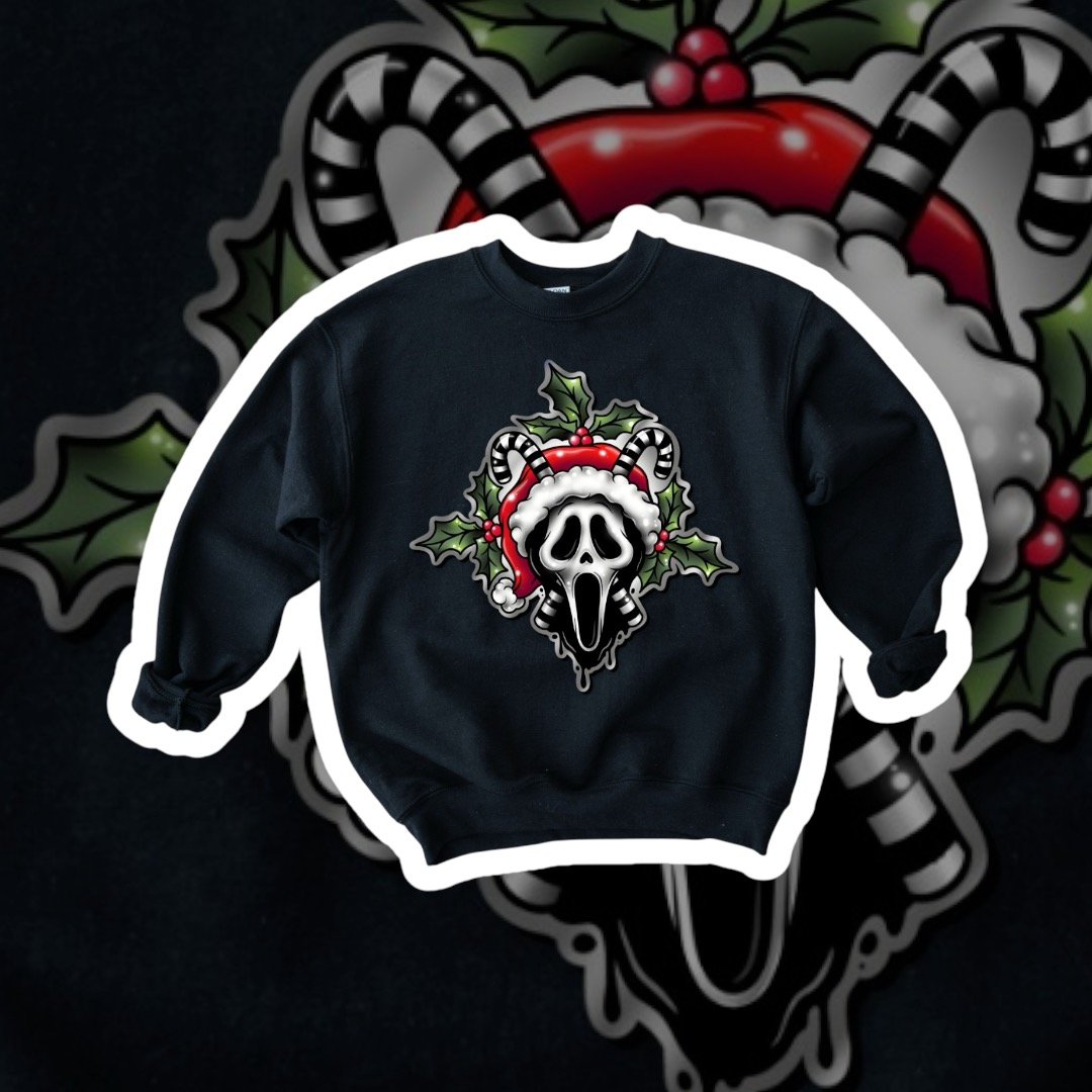 Sweat-shirt Santa Scream - Adulto