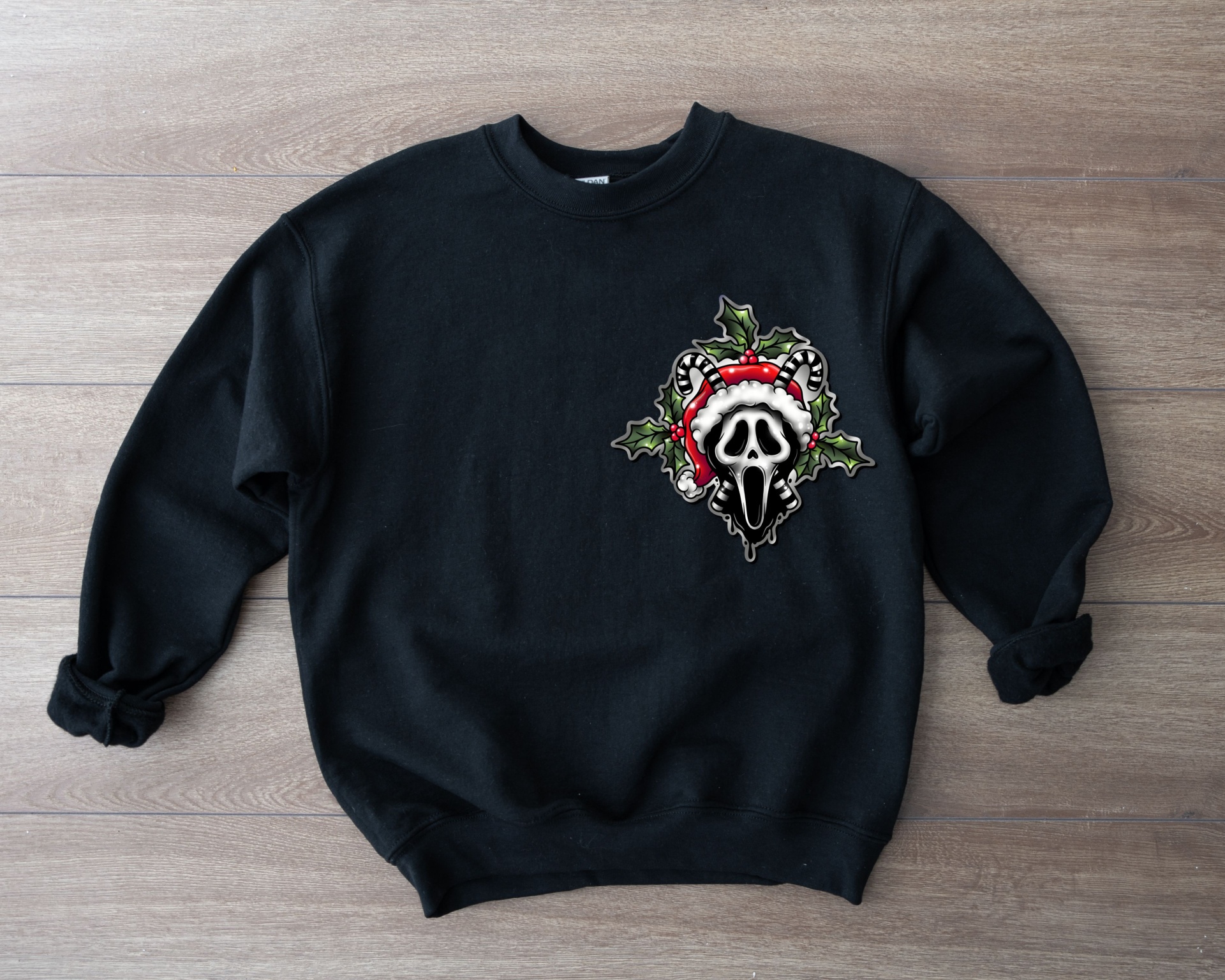 Sweat-shirt Santa Scream Pocketsize - Adulto