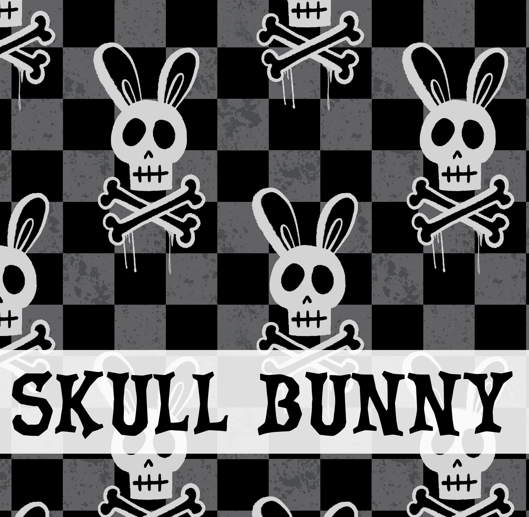 Babetes Redondos ou Bandana Skull Bunny - Por Encomenda