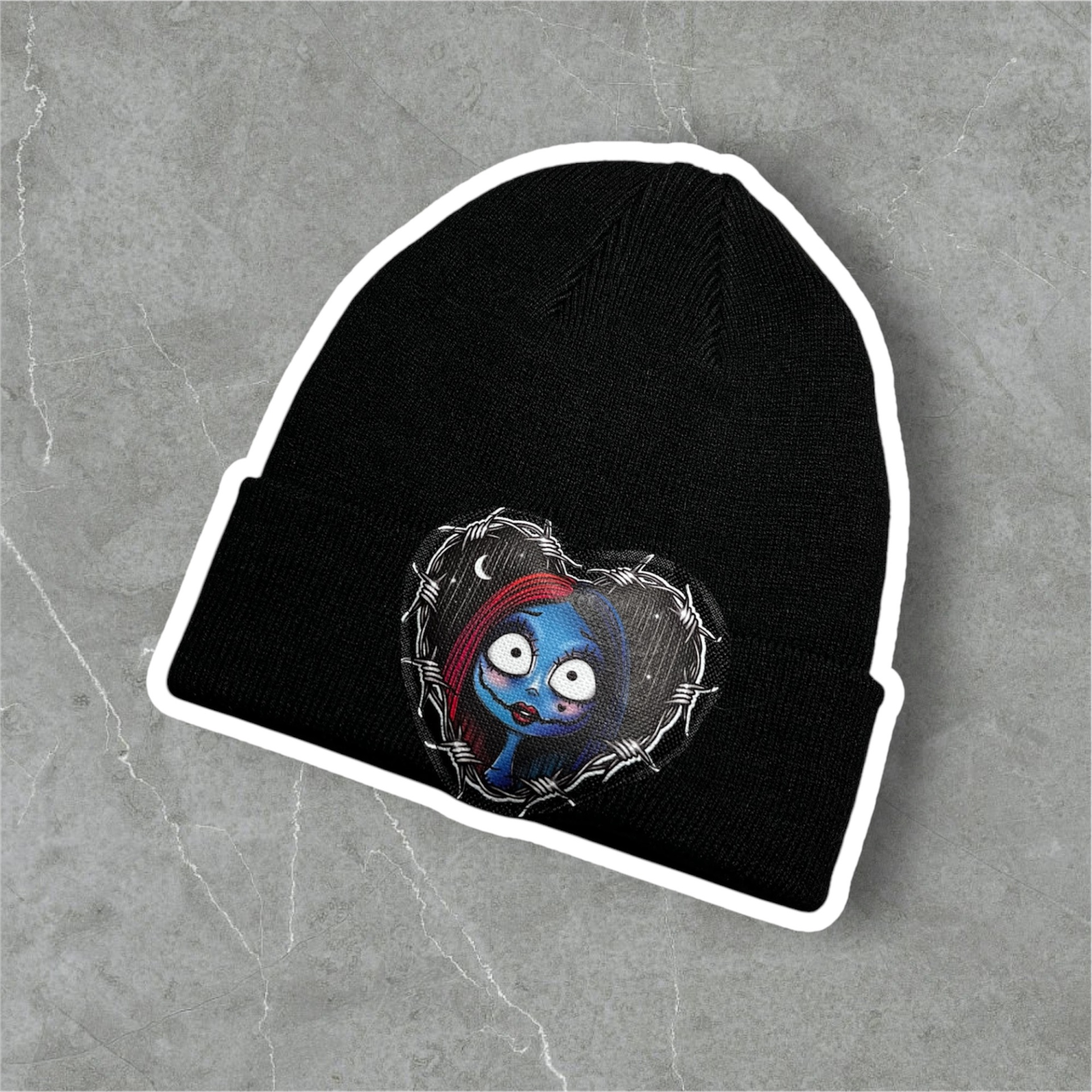 Gorro de Malha Sally's Heart - Por Encomenda